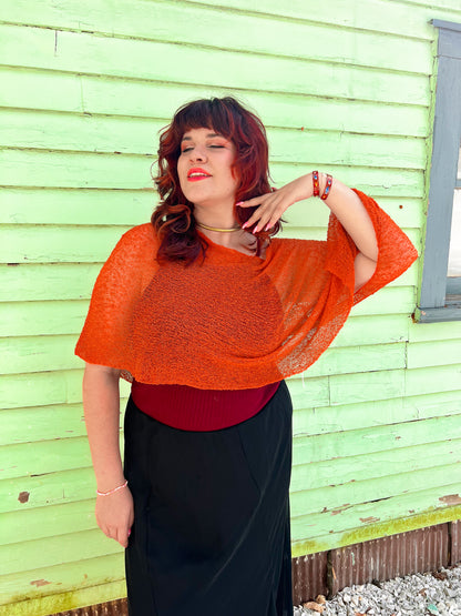 Woven Shawl Poncho