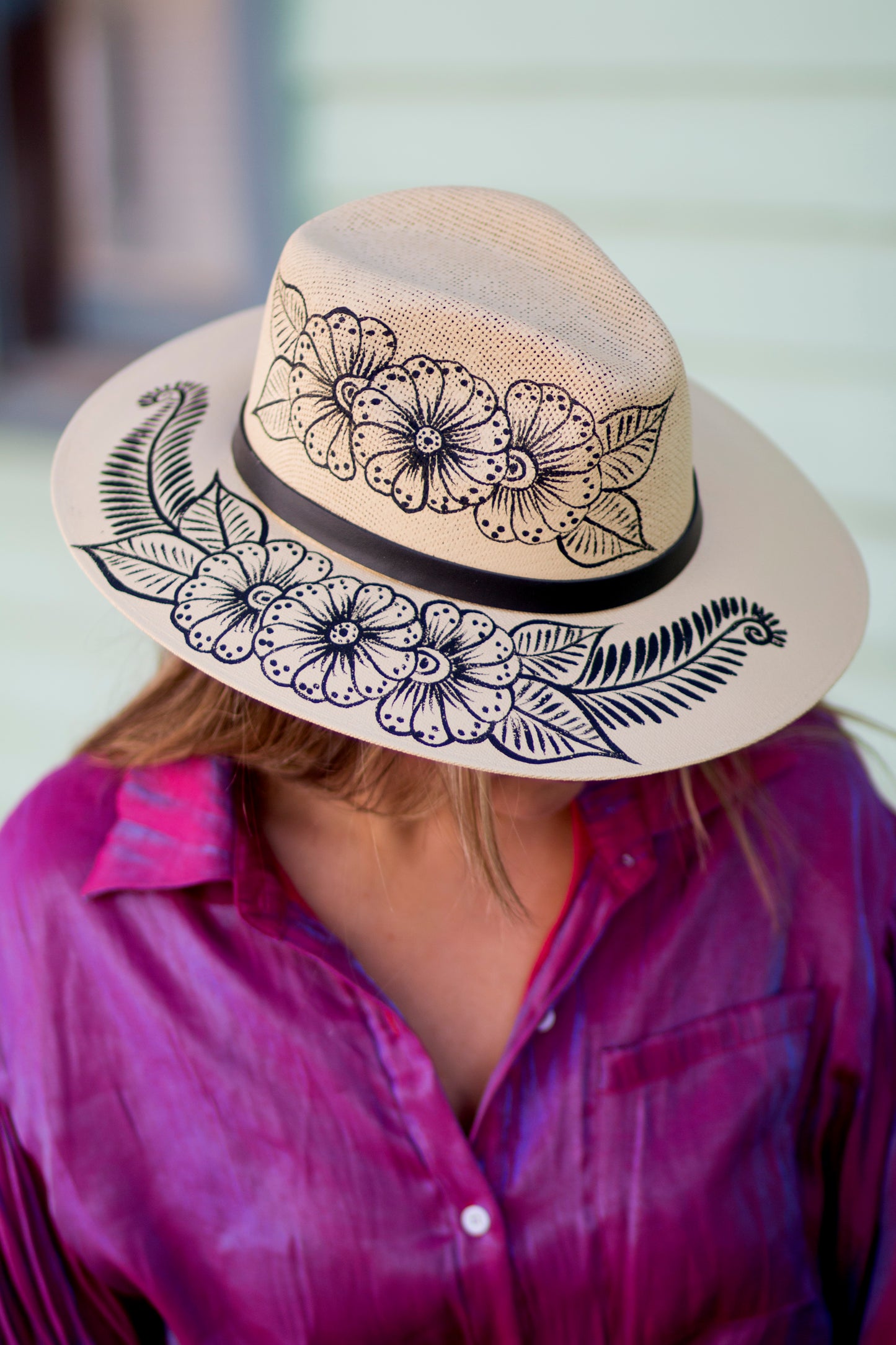 Hand-Painted Hat