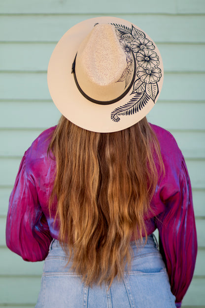 Hand-Painted Hat