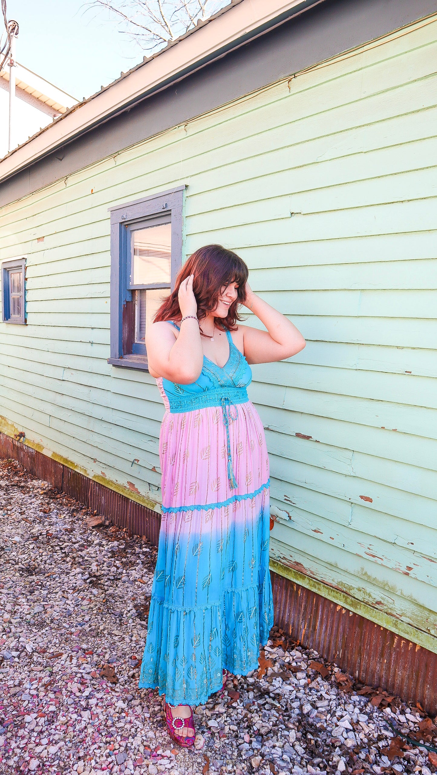 Artisan Embellished Maxi Dress