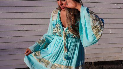 Embellished Indian Mini Dress