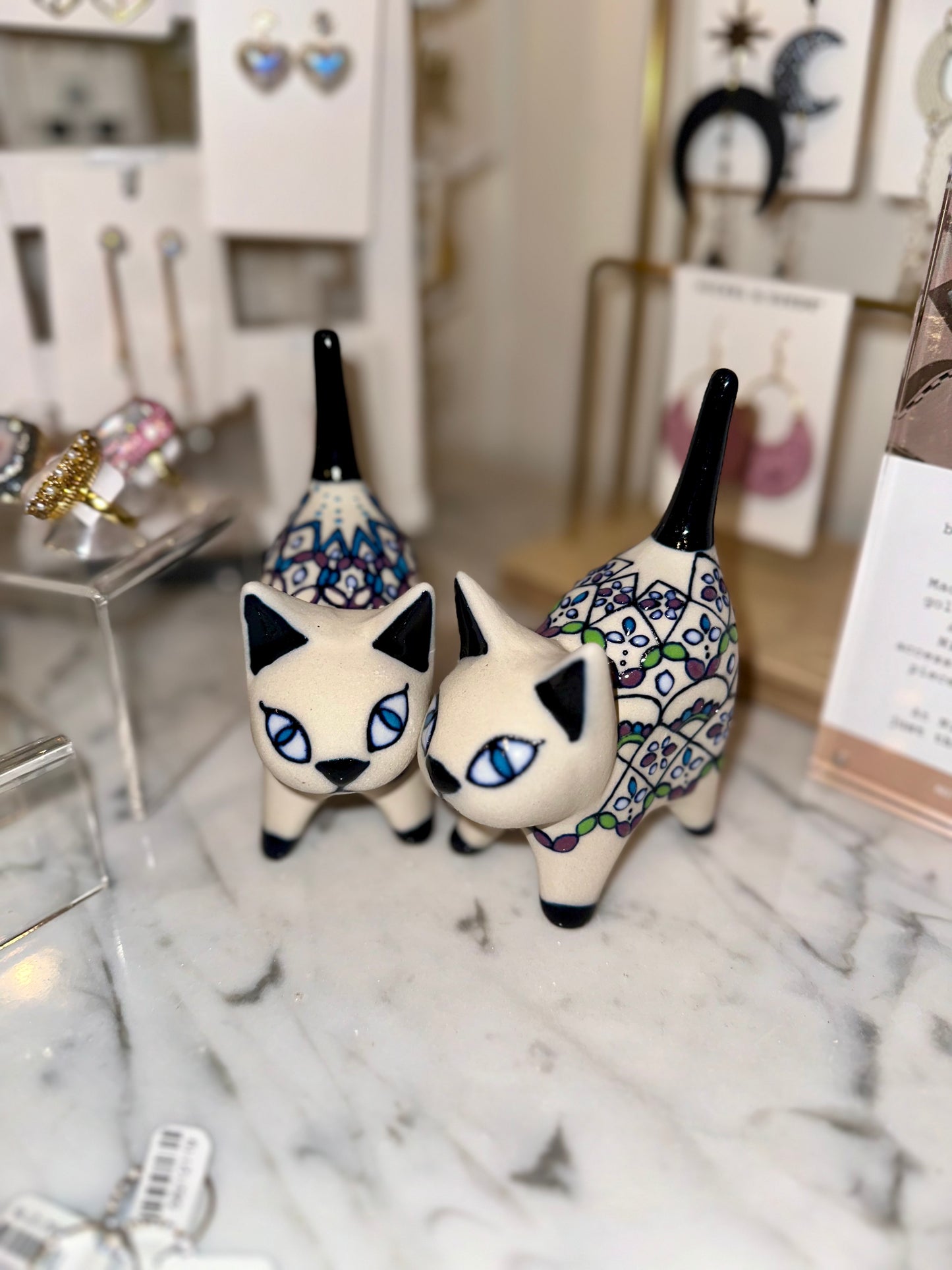 Handmade Ceramic Cat Ring Holder