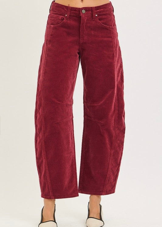 Baggy Barrel Corduroy Jeans