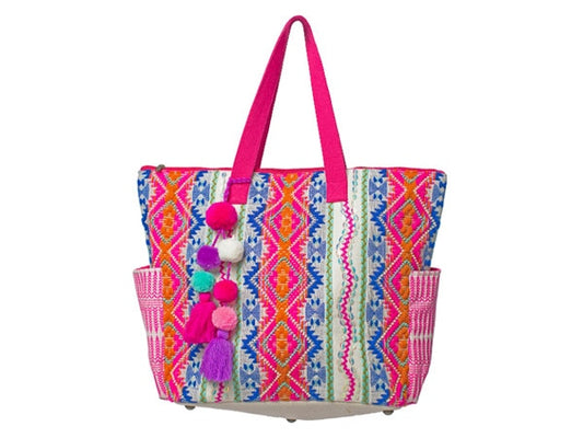 Multicolor Aztec Tote Bag