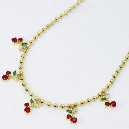 Cherry Cascade Necklace