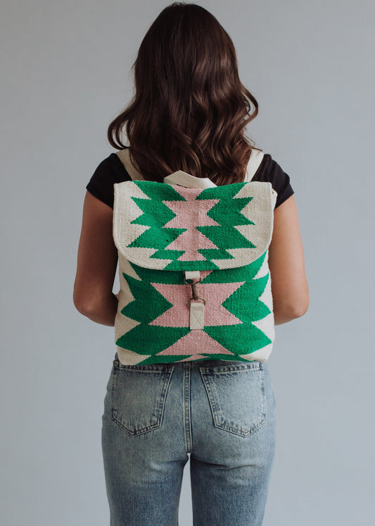 Multi Color Aztec Backpack