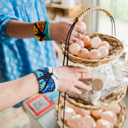 Blue Butterfly Cuff