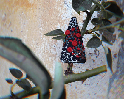 Embroidered Hair Barrette Halloween
