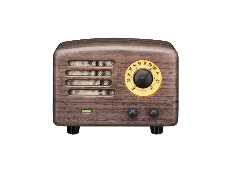 Wood Retro FM Radio and Bluetooth Speaker