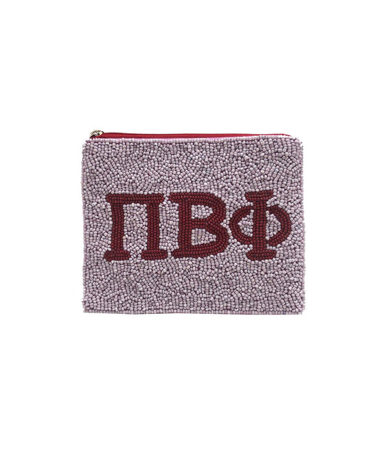 Pi Beta Phi Beaded Pouch