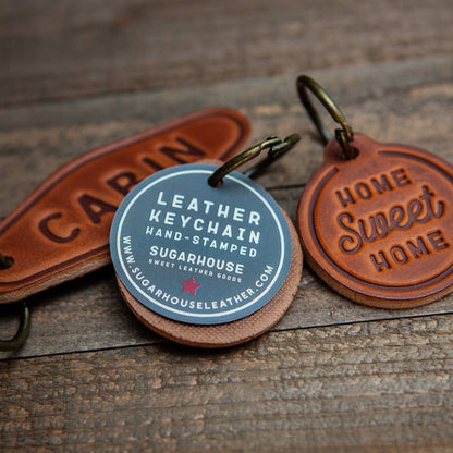 Getaway Car Leather Keychain Motel Style