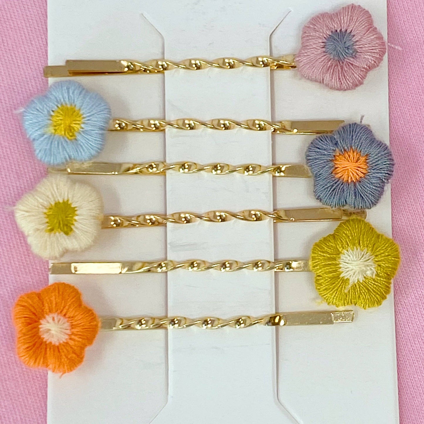 Flowers Hair Bobby Pin Set