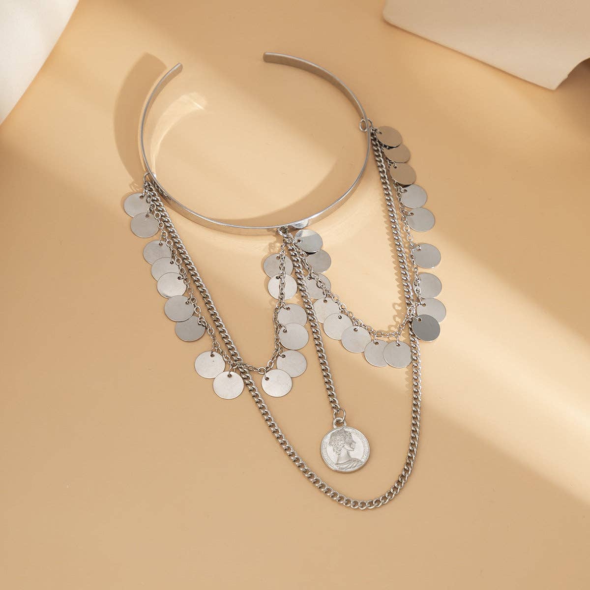 Vintage Punk Tassel Chain Arm Cuff DPJAC2506
