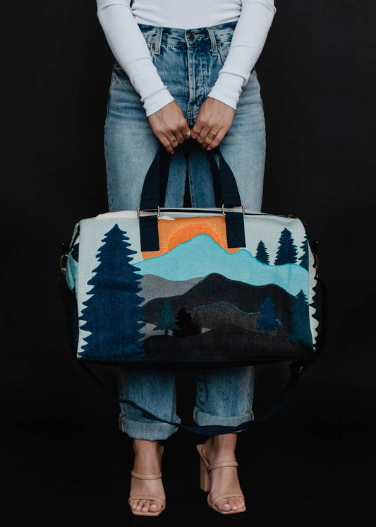 Mountain Scene Duffel Bag